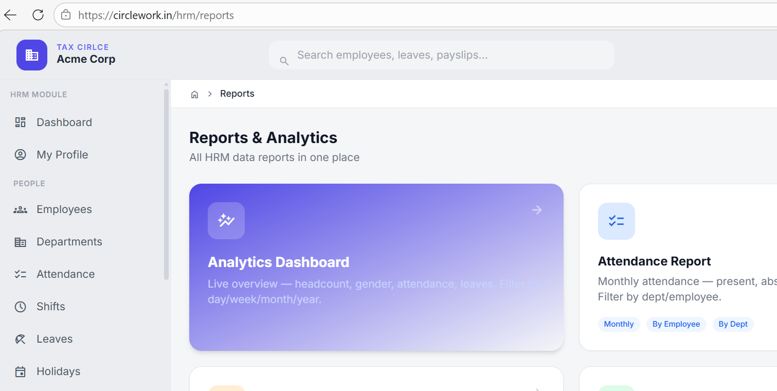 Reports & Analytics